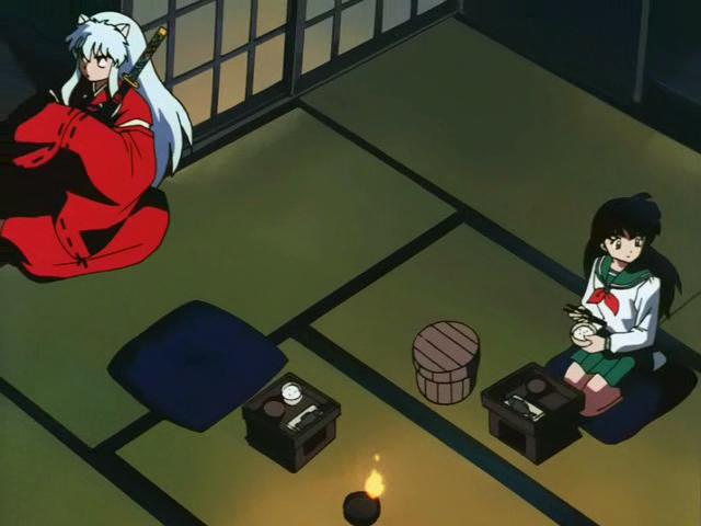 Otaku Gallery  / Anime e Manga / Inu-Yasha / Screen Shots / Episodi / 013 - L`enigma della luna nuova! Inuyasha dai capelli neri! / 073.jpg